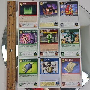 Maplestory Trading Cards Inc Drake Jr. Necki, Krip, Etc Collection Of 9 Cards